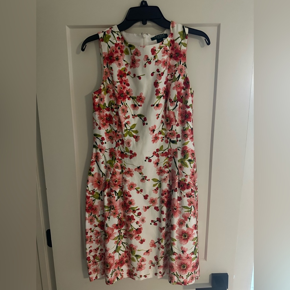 Ralph Lauren Floral Dres. Size 8